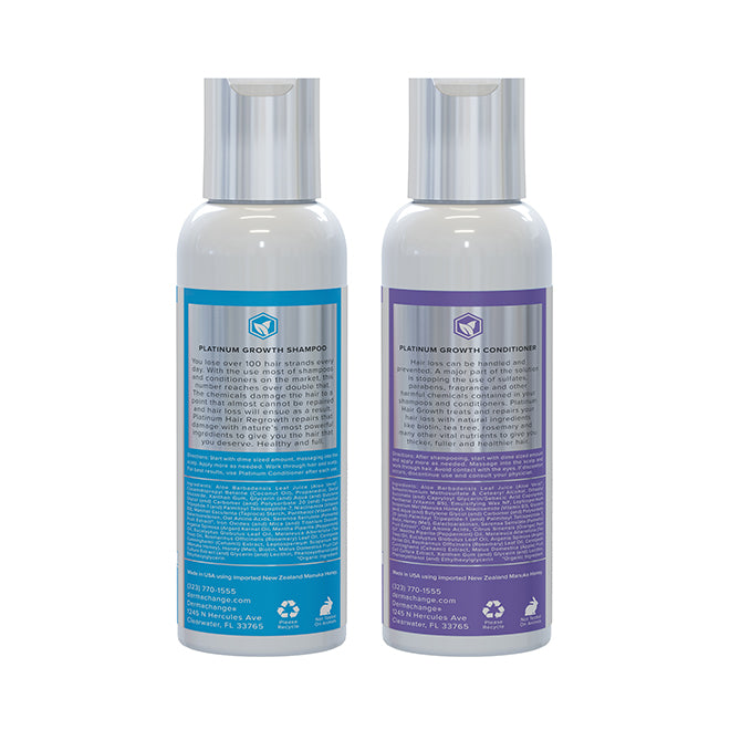 Platinum Hair Growth Shampoo &amp; Conditioner Set | Skin Care Products | Derma Change