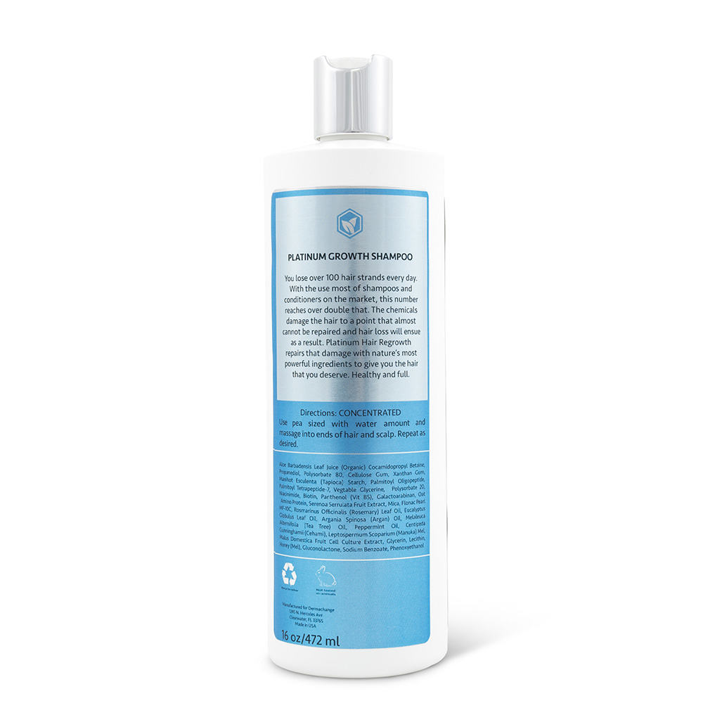 Platinum Hair Growth Shampoo | Skin Care Products | Derma Change