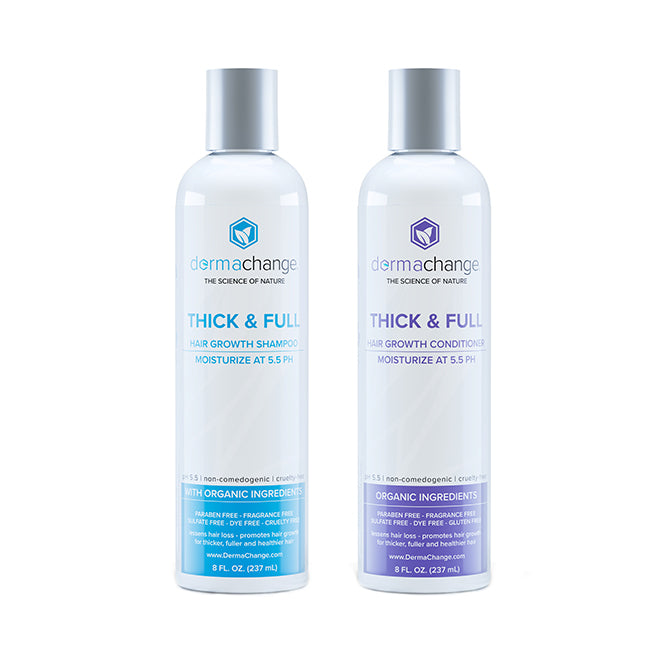 Thick & Full Shampoo & Conditioner Set | Skin Care Products | Derma Change